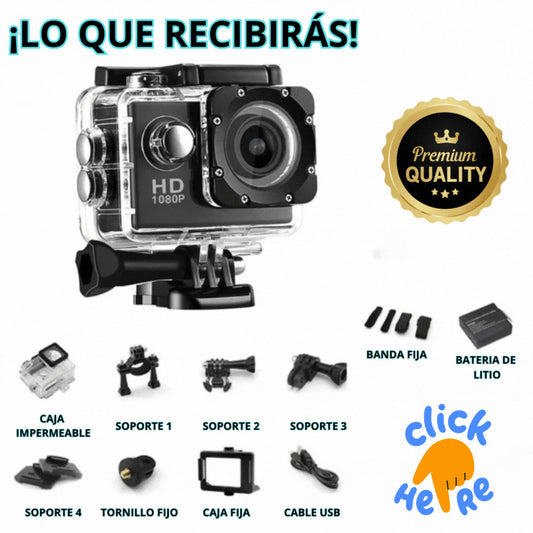 VIVO CAM CAMARA TIPO GO PRO DEPORTIVA